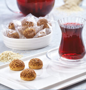 Tuzlu Susam Kaplı Kurabiye